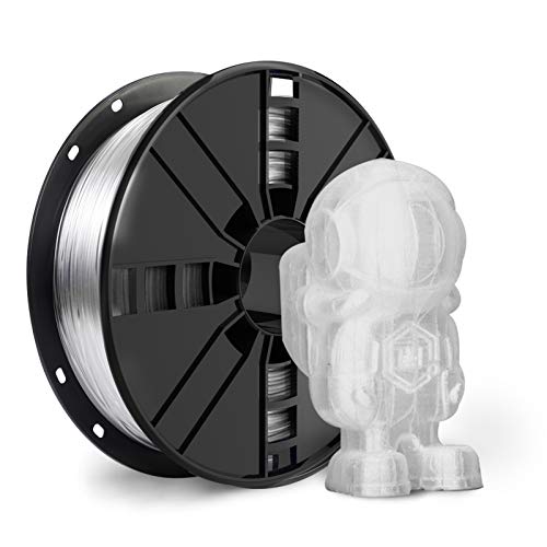 Прозрачна нишка PETG 1,75, Прозрачна нишка за 3D-принтер с вакуум запечаткой, точност +/- 0,02 мм, бобини с