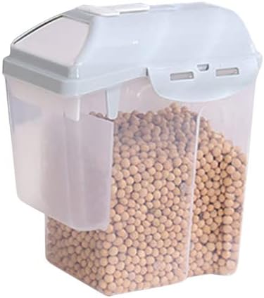 Пластмасов диспенсер за люспи, кутия за съхранение, кухненски контейнер за зърно и ориз, добър висококачествен