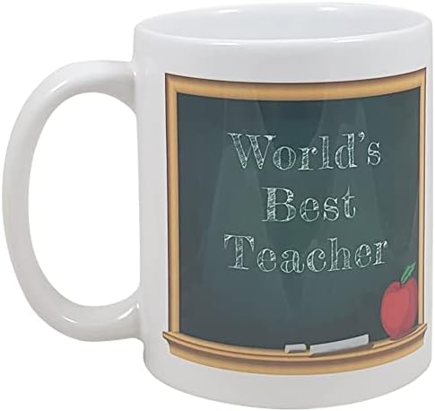 Palm City Products е най-Добрият учител в света - Керамични кафеена чаша с обем 11 грама | Идеален подарък за