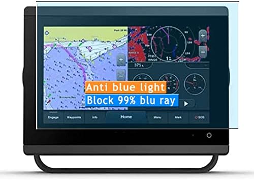 Защитно фолио за екрана Vaxson със защита от синя светлина, която е съвместима с фолио Garmin GPSMAP 1223 1223xsv