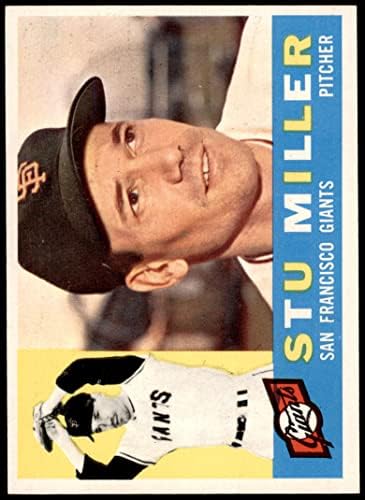 1960 Topps 378 Стю Милър Сан Франциско Джайентс (Бейзболна картичка) VG/БИВШ Джайентс