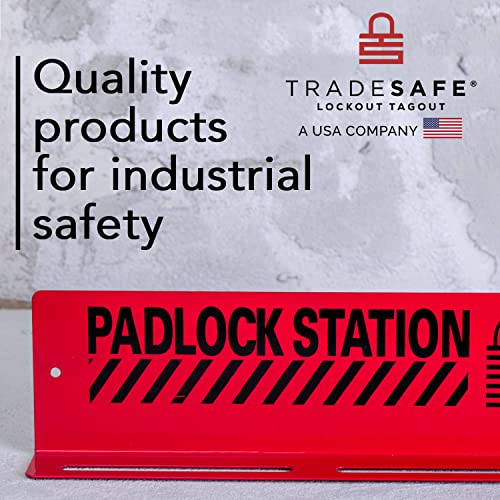 TRADESAFE Lockout Tagout Locks Station Docking Лото за панти брави със защитно заключване, денонощна Лото Locks,