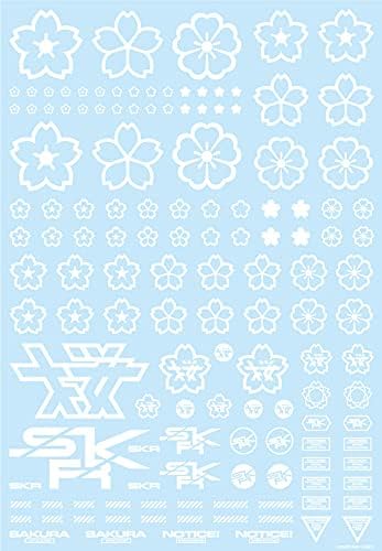 Стикер HiQ Parts Sakura Бял цвят (1бр) - Инструменти и аксесоари За сглобяване на моделите # SKR-1C-WHI