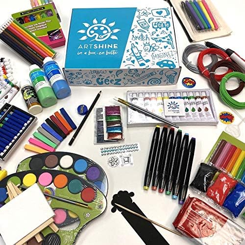 Artshine в кутия - Месечната Абонаментна кутия за начинаещи художници (на възраст от 7 години)