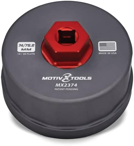 Ключ за маслен филтър Motivx Tools е Съвместим с маслени филтри Motorcraft FL-400S, FL-500S, FL-910S и Mazda YF09-14-302A, LF05-14-302B - Двоен размер, Подходящ за оригинален и нов дизайн на филтри Motorcraft
