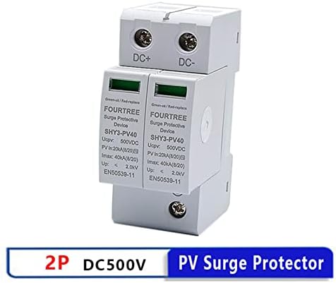 Защита от пренапрежение FEHAUK PV 2P 500VDC Битово устройство SPD Домакински ключа Система за комбиниране на