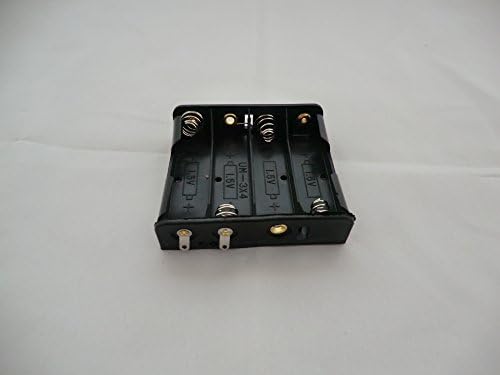 Държач за батерии TR Computers 4X AA 6 Волта с паяными топчета. Добавете преносим захранващ източник с напрежение
